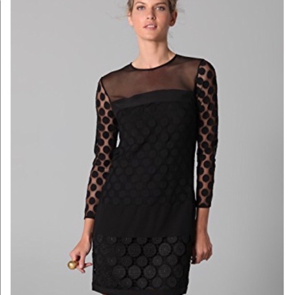 Diane von Furstenberg Black Emmy Dress